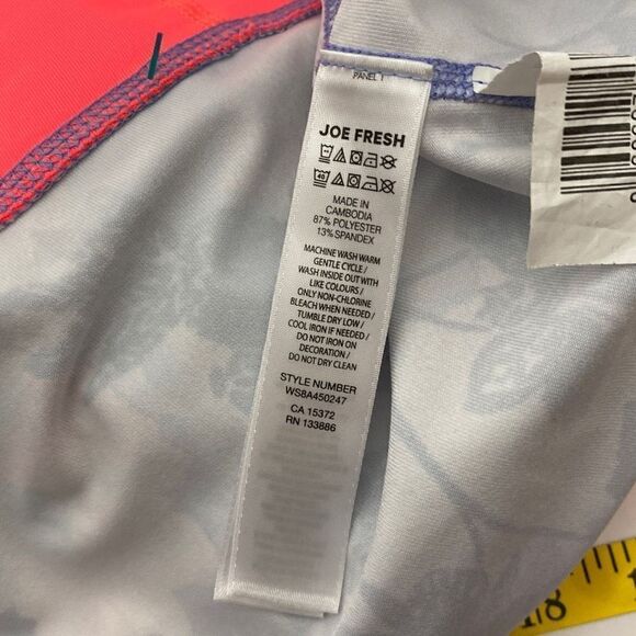 Joe Fresh Women's High Rise Floral Athletic Leggings Multicolor Size XL - Picture 11 of 12